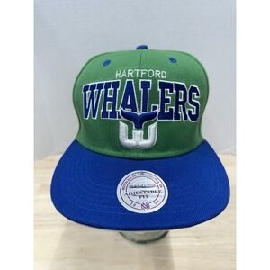 Hartford Whalers Mitchell & Ness Vintage Hockey NHL Snapback Hat Cap